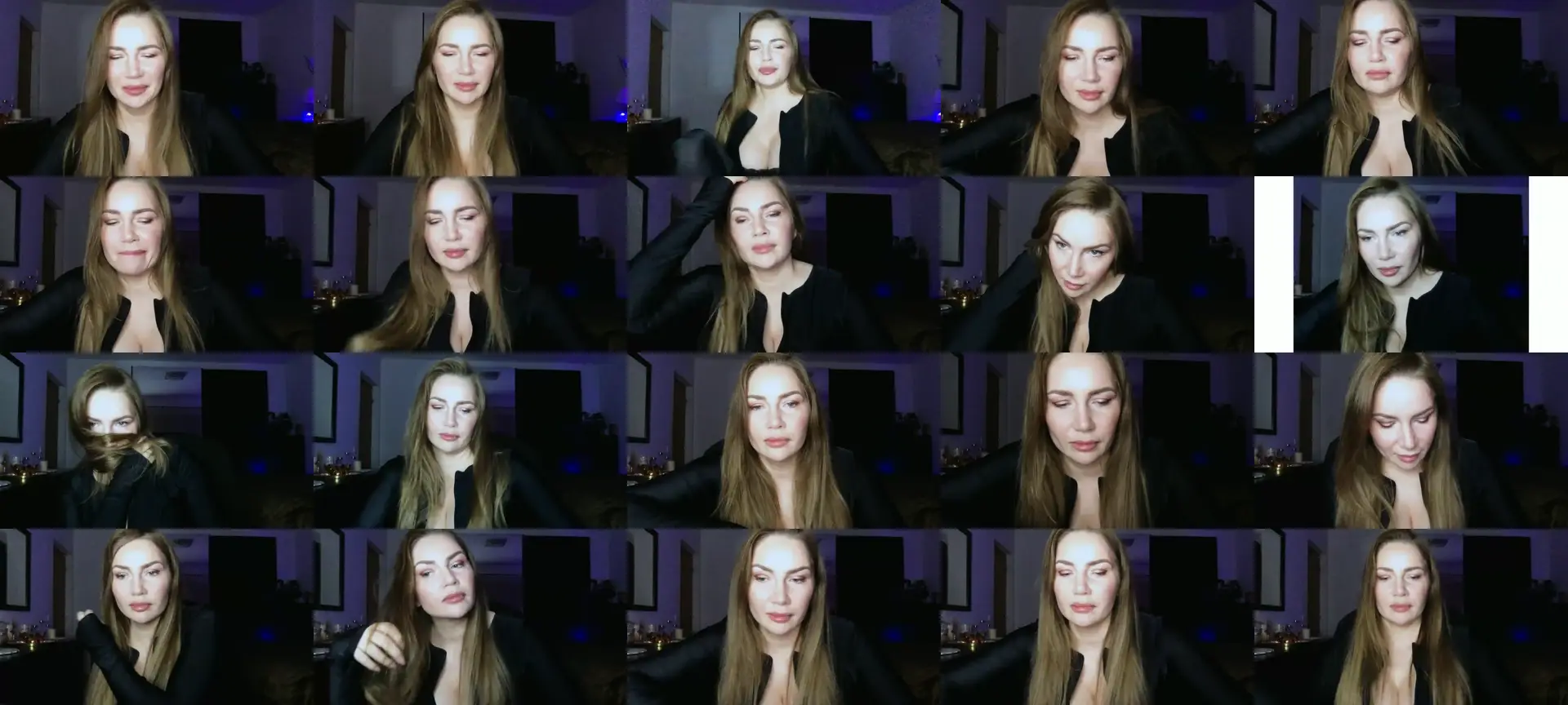 ArianaAri photo contact sheet