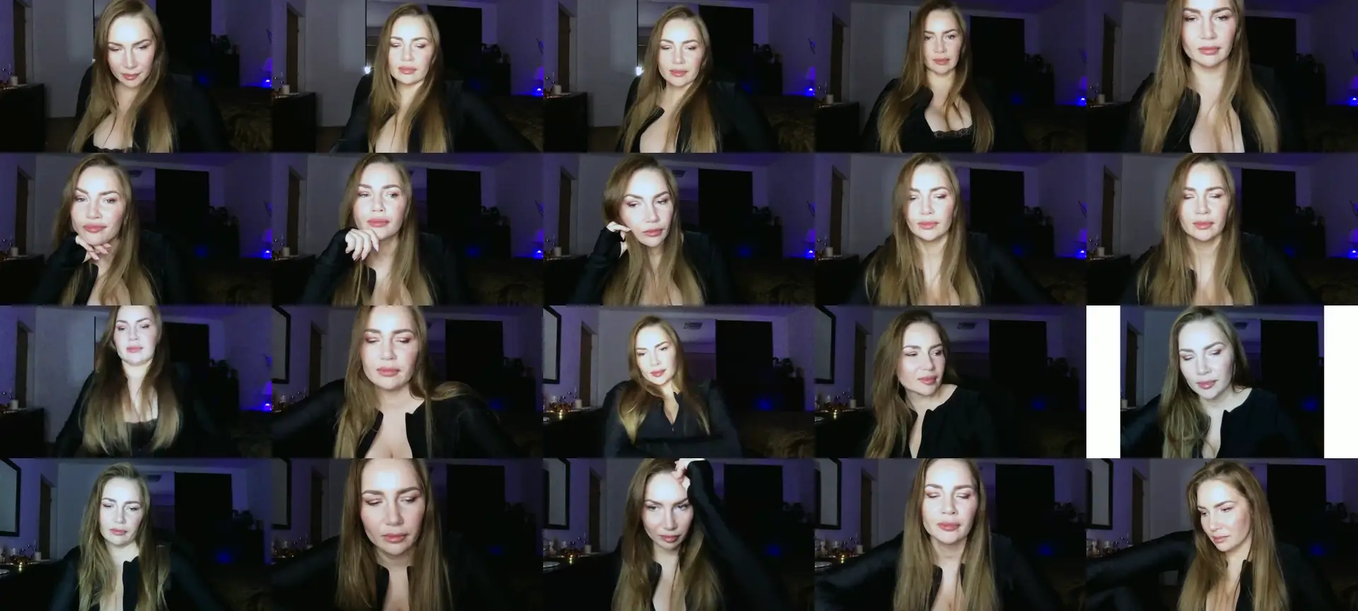 ArianaAri photo contact sheet