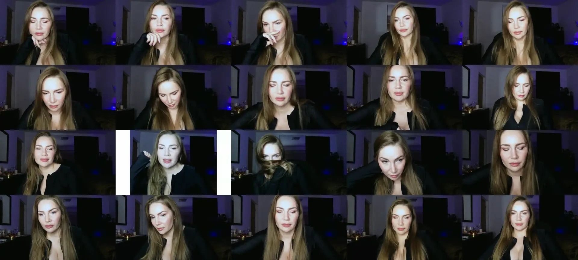 ArianaAri photo contact sheet