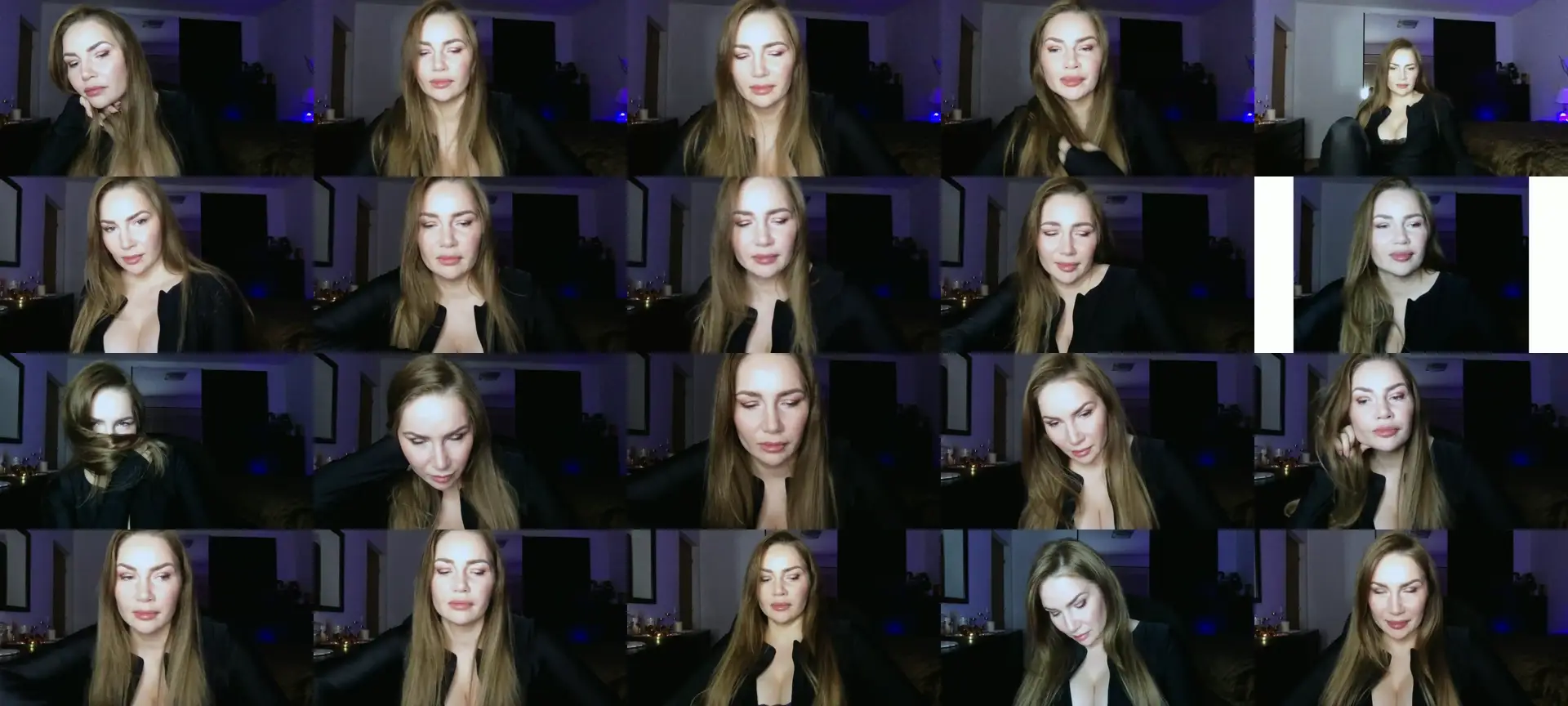 ArianaAri photo contact sheet