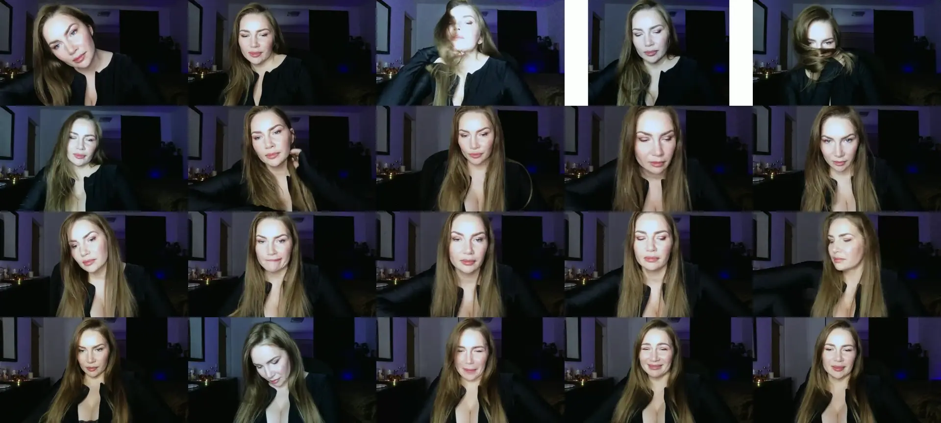 ArianaAri photo contact sheet