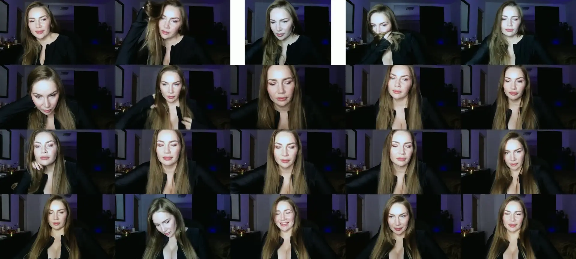 ArianaAri photo contact sheet