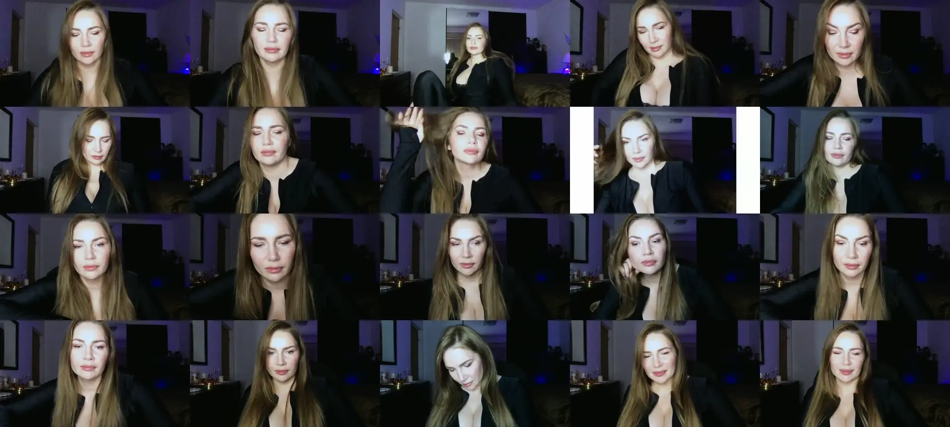 ArianaAri photo contact sheet