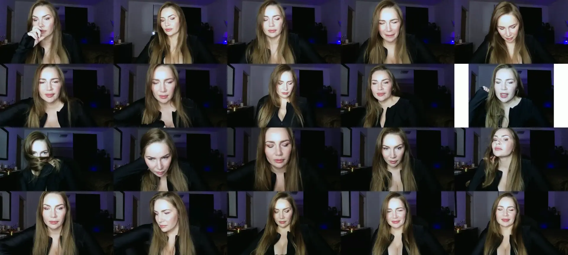 ArianaAri photo contact sheet