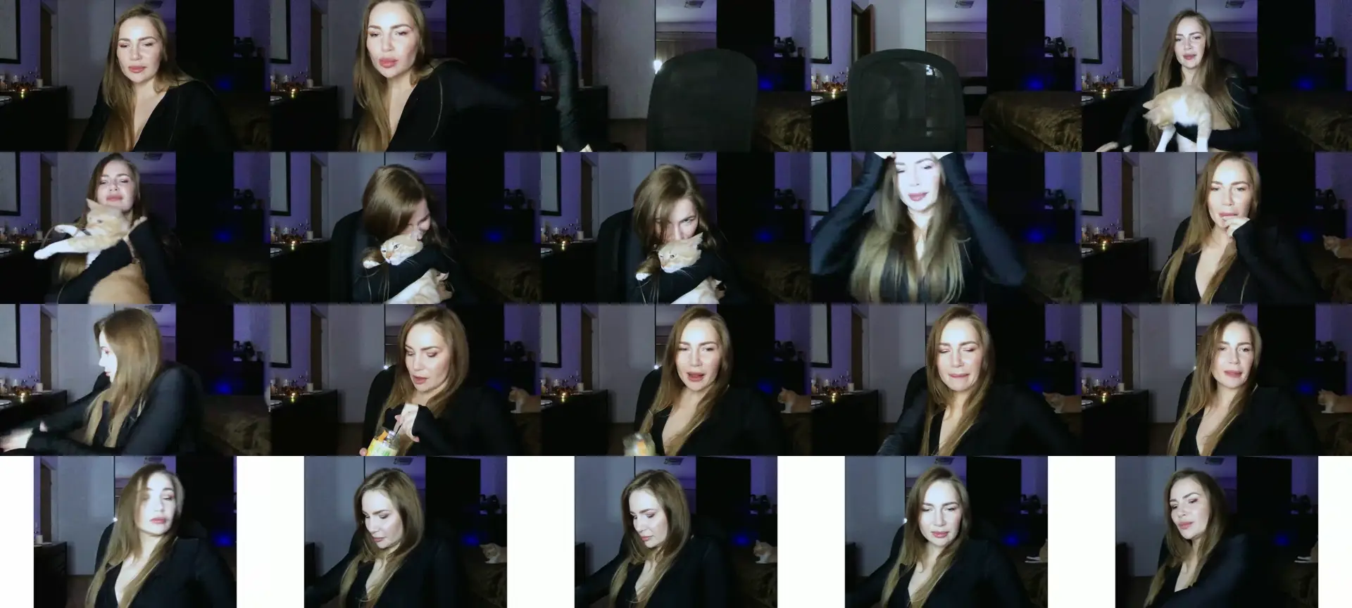 ArianaAri photo contact sheet