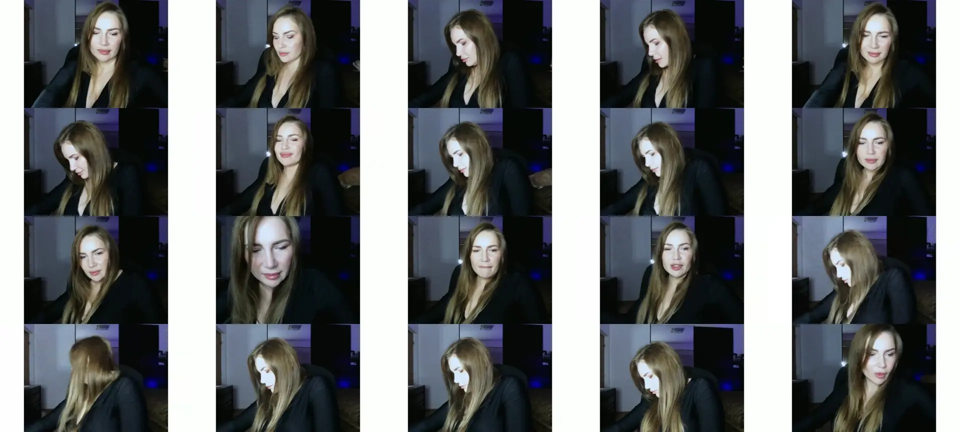 ArianaAri photo contact sheet