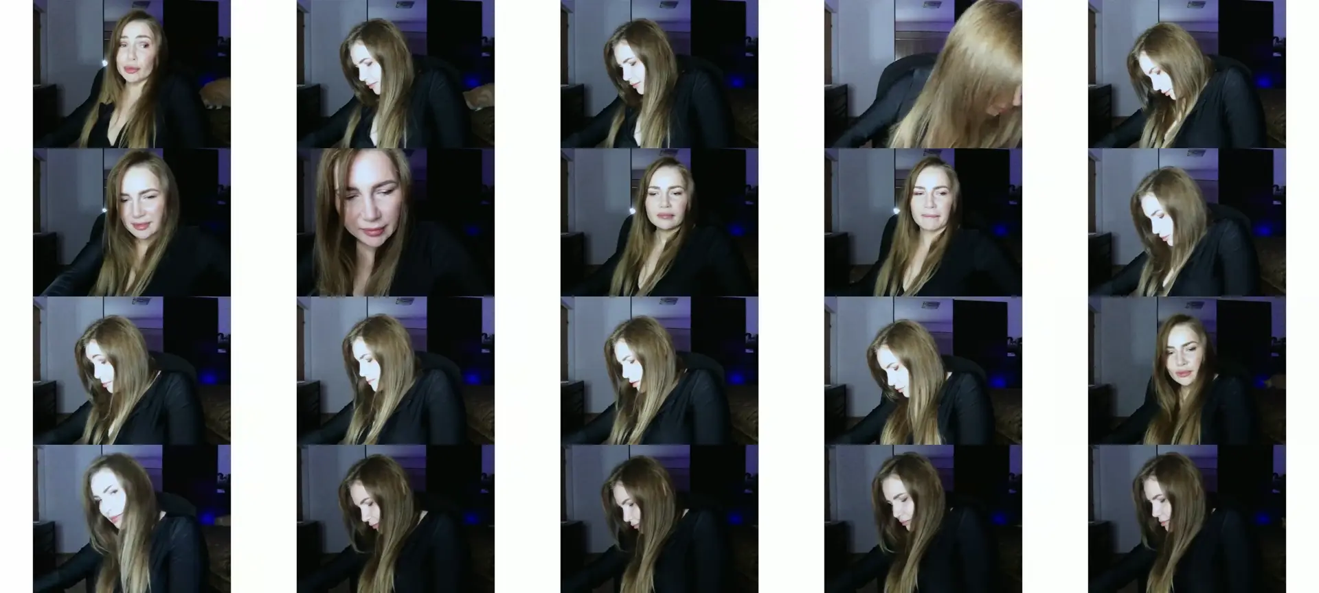 ArianaAri photo contact sheet