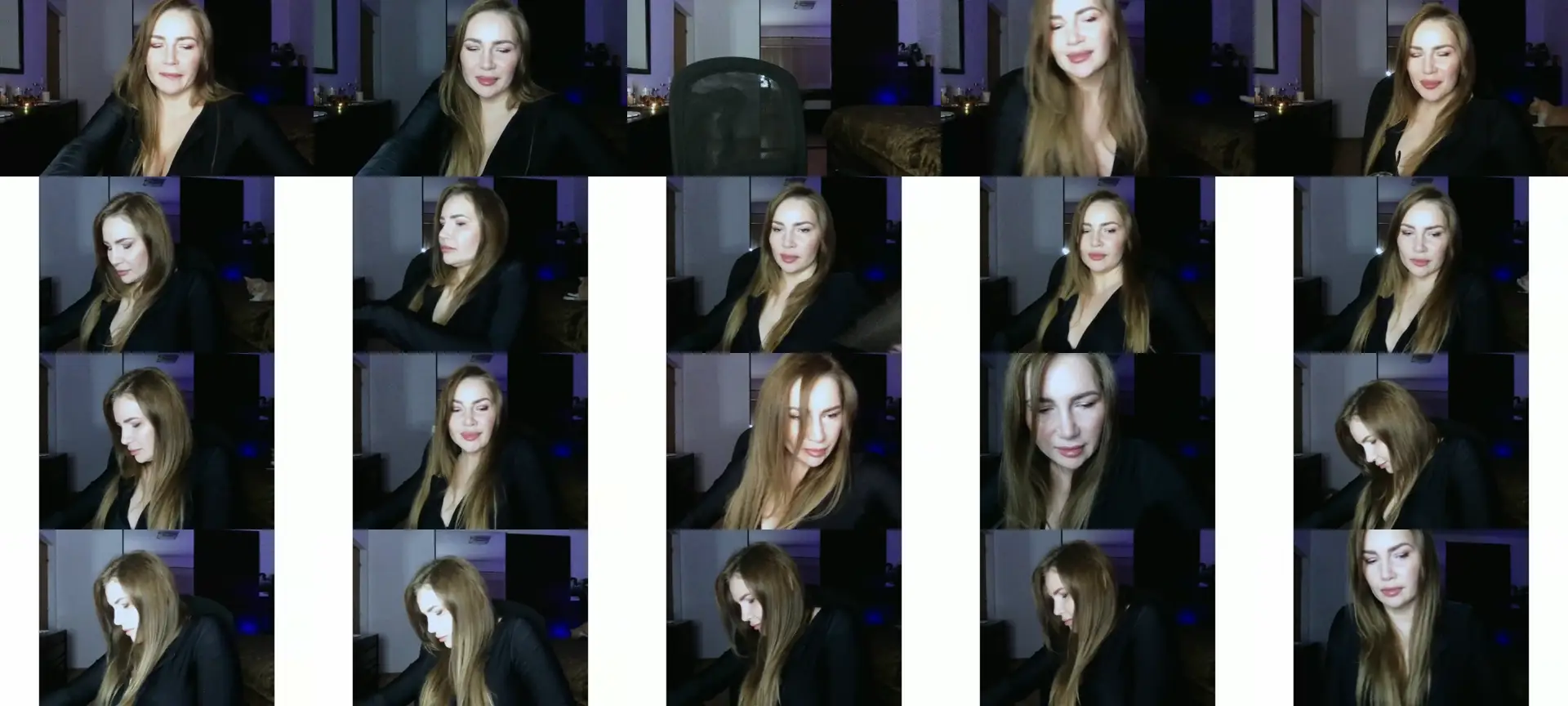 ArianaAri photo contact sheet
