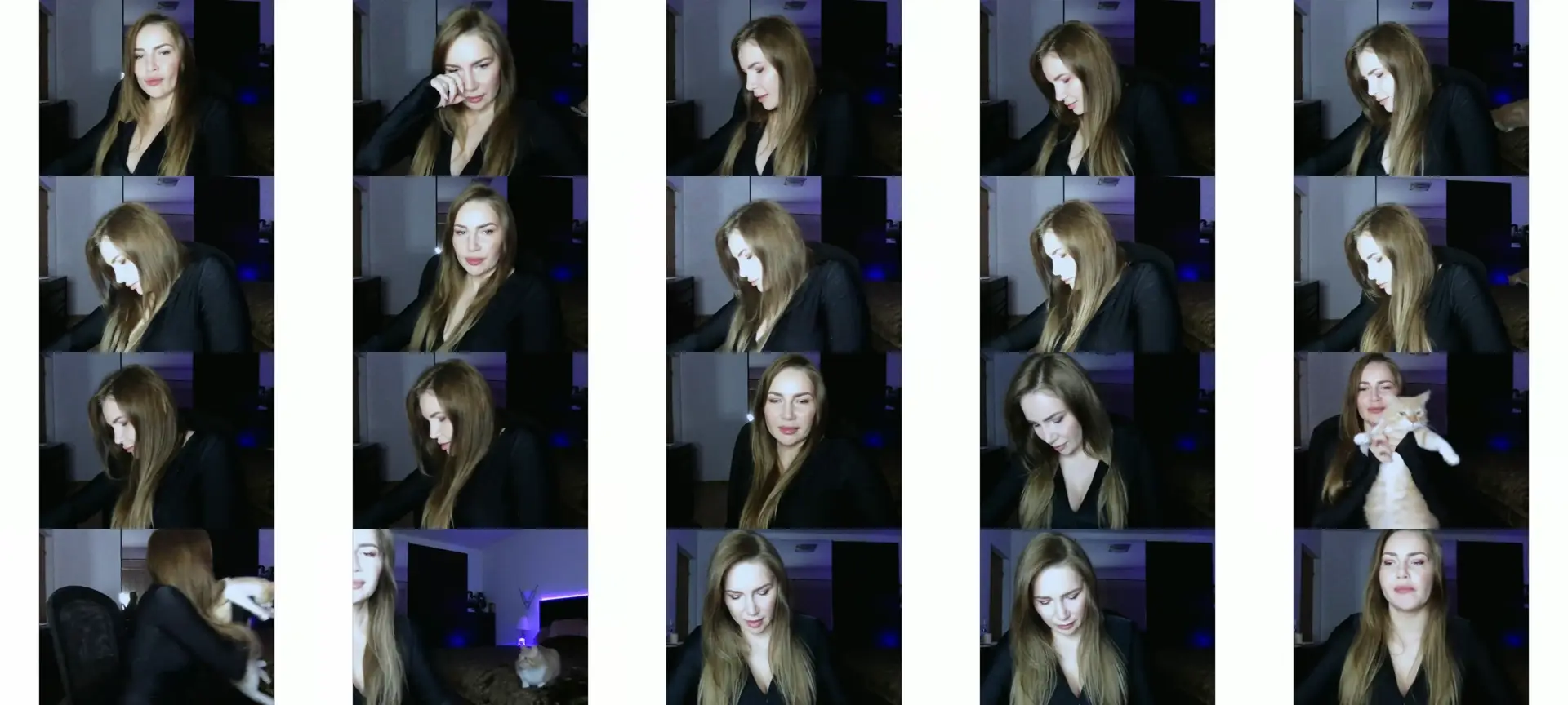 ArianaAri photo contact sheet