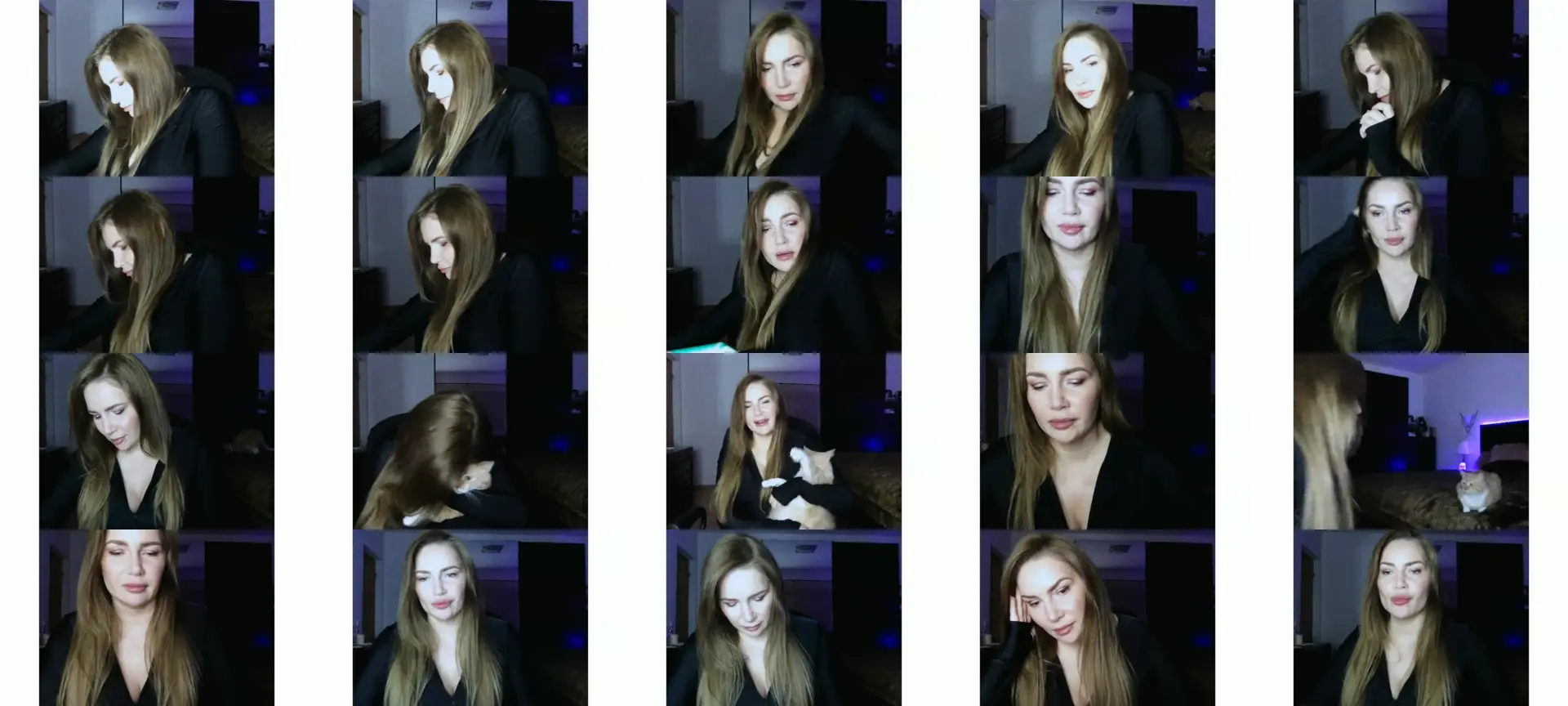 ArianaAri photo contact sheet