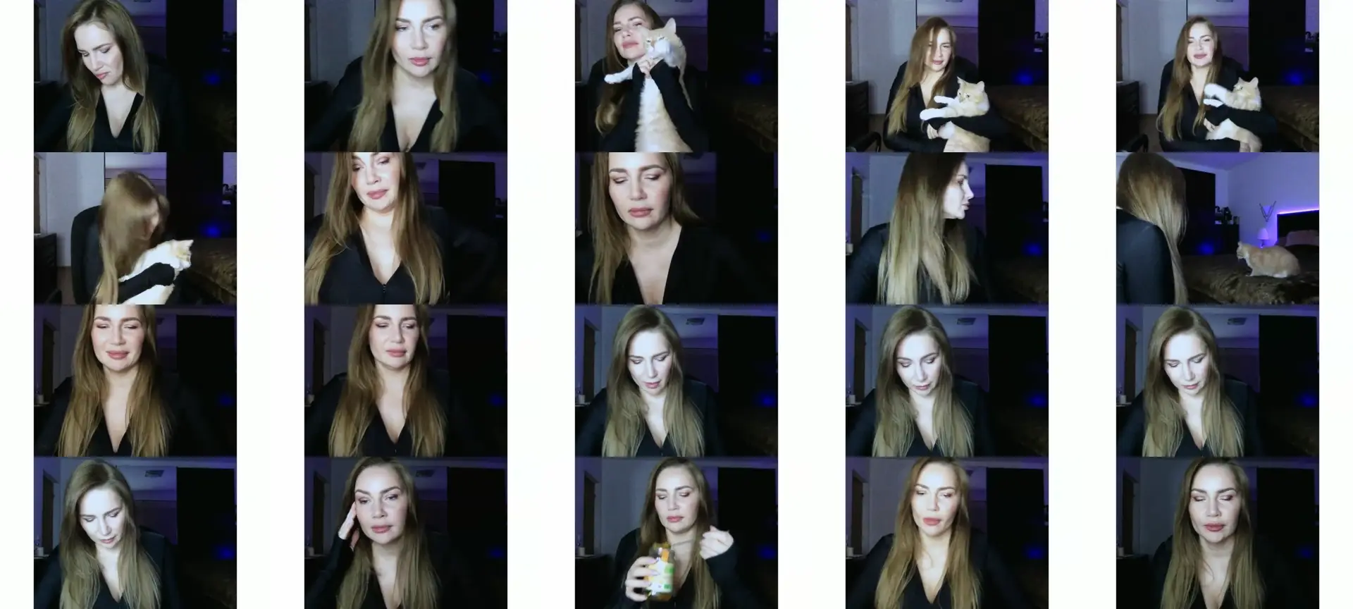 ArianaAri photo contact sheet