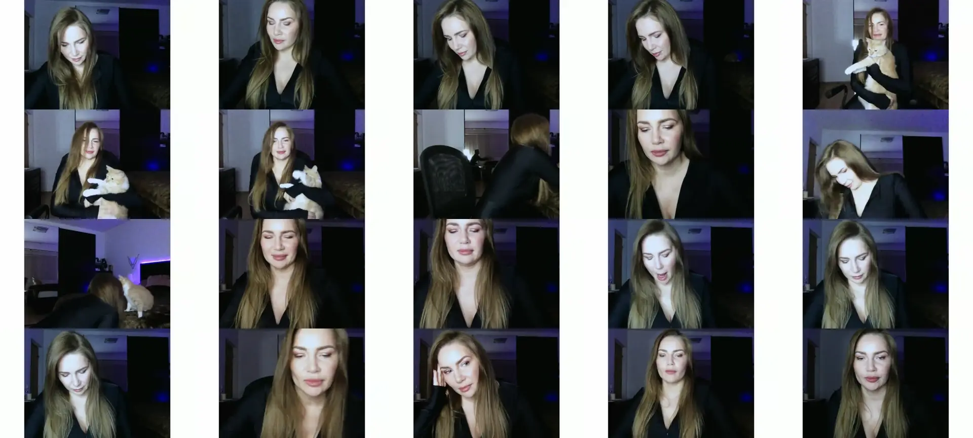 ArianaAri photo contact sheet