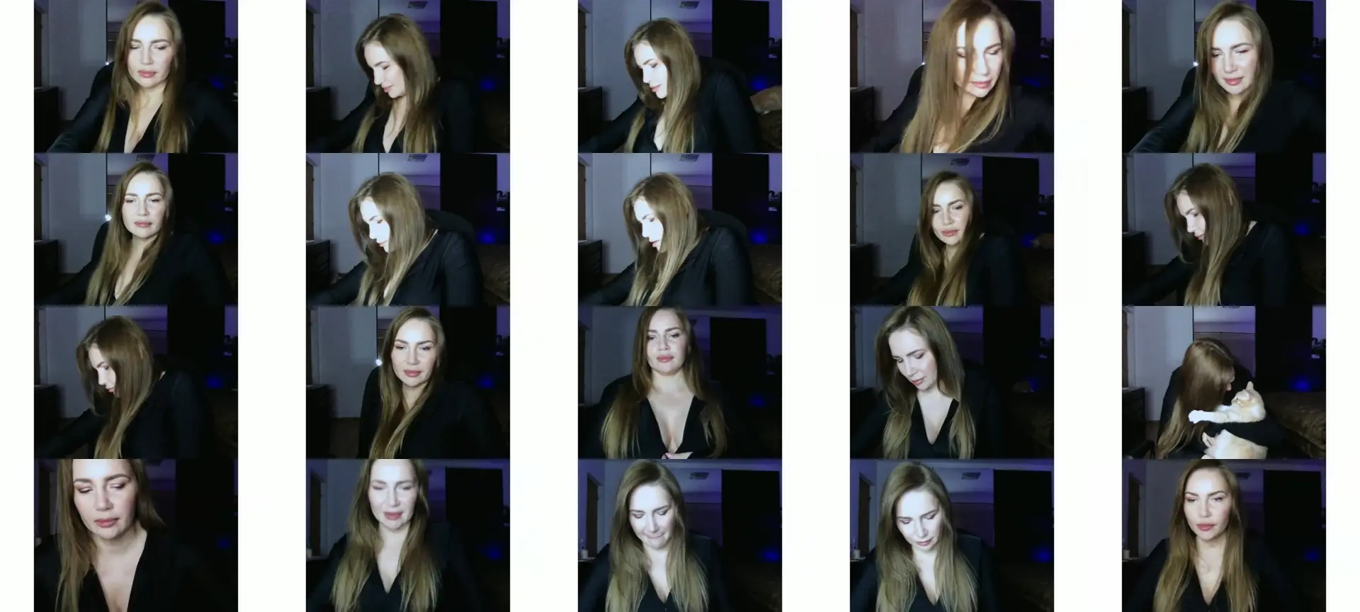 ArianaAri photo contact sheet