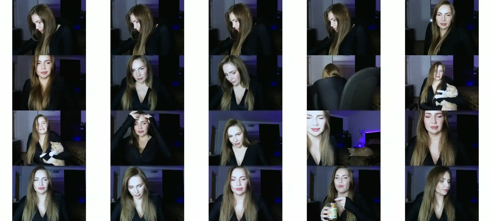 ArianaAri photo contact sheet