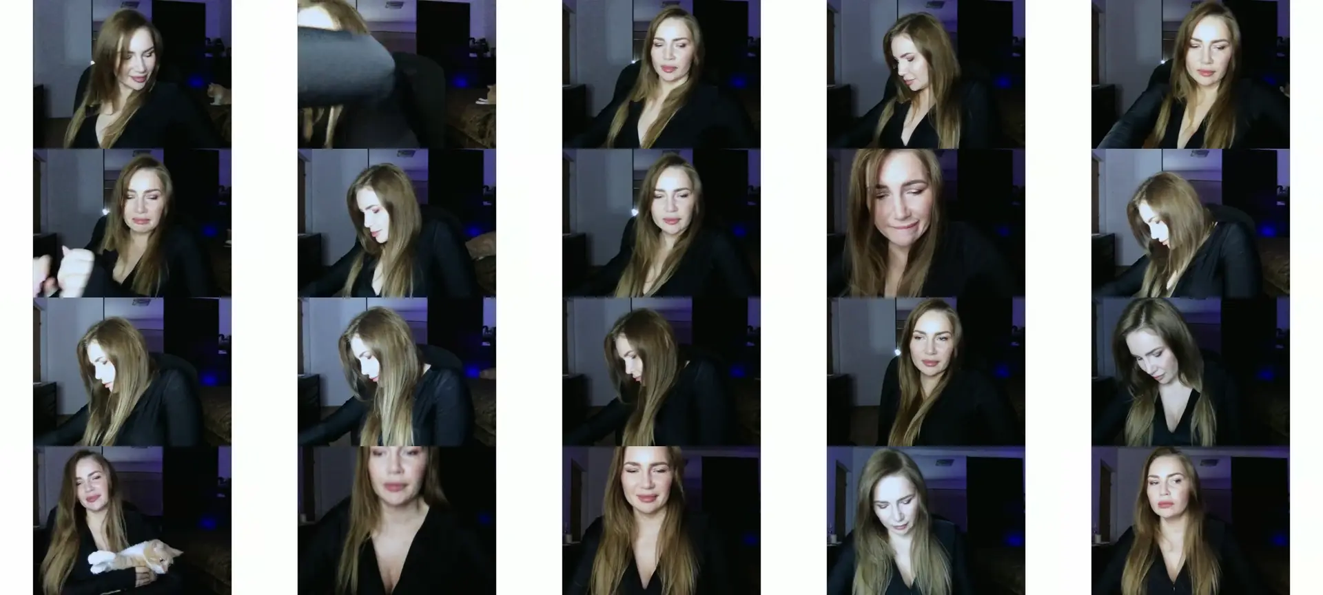 ArianaAri photo contact sheet