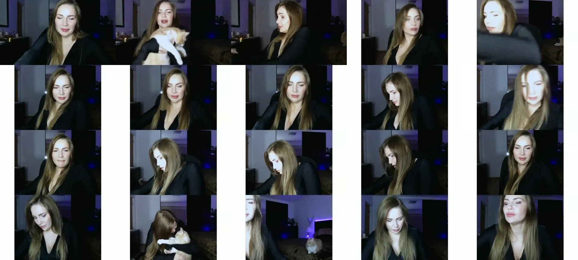 ArianaAri photo contact sheet