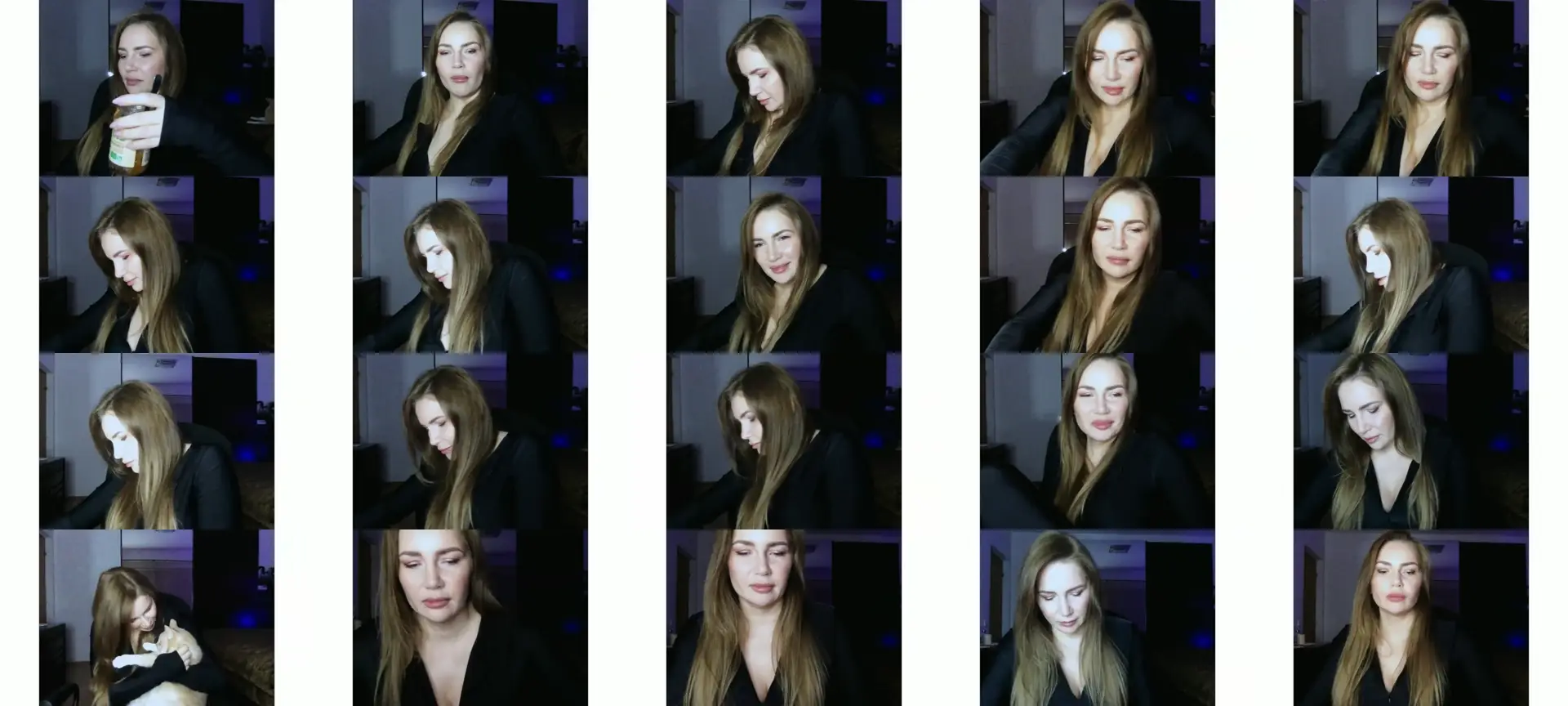 ArianaAri photo contact sheet