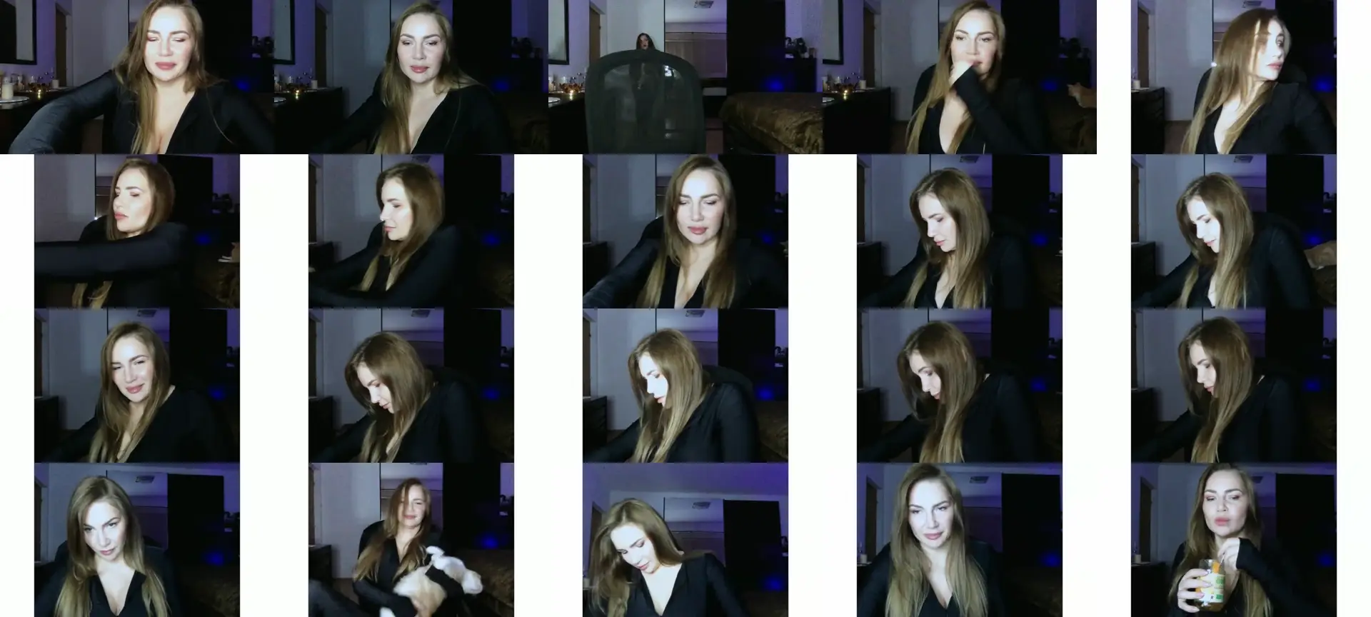 ArianaAri photo contact sheet