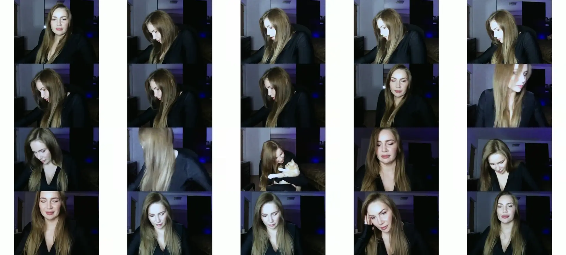 ArianaAri photo contact sheet