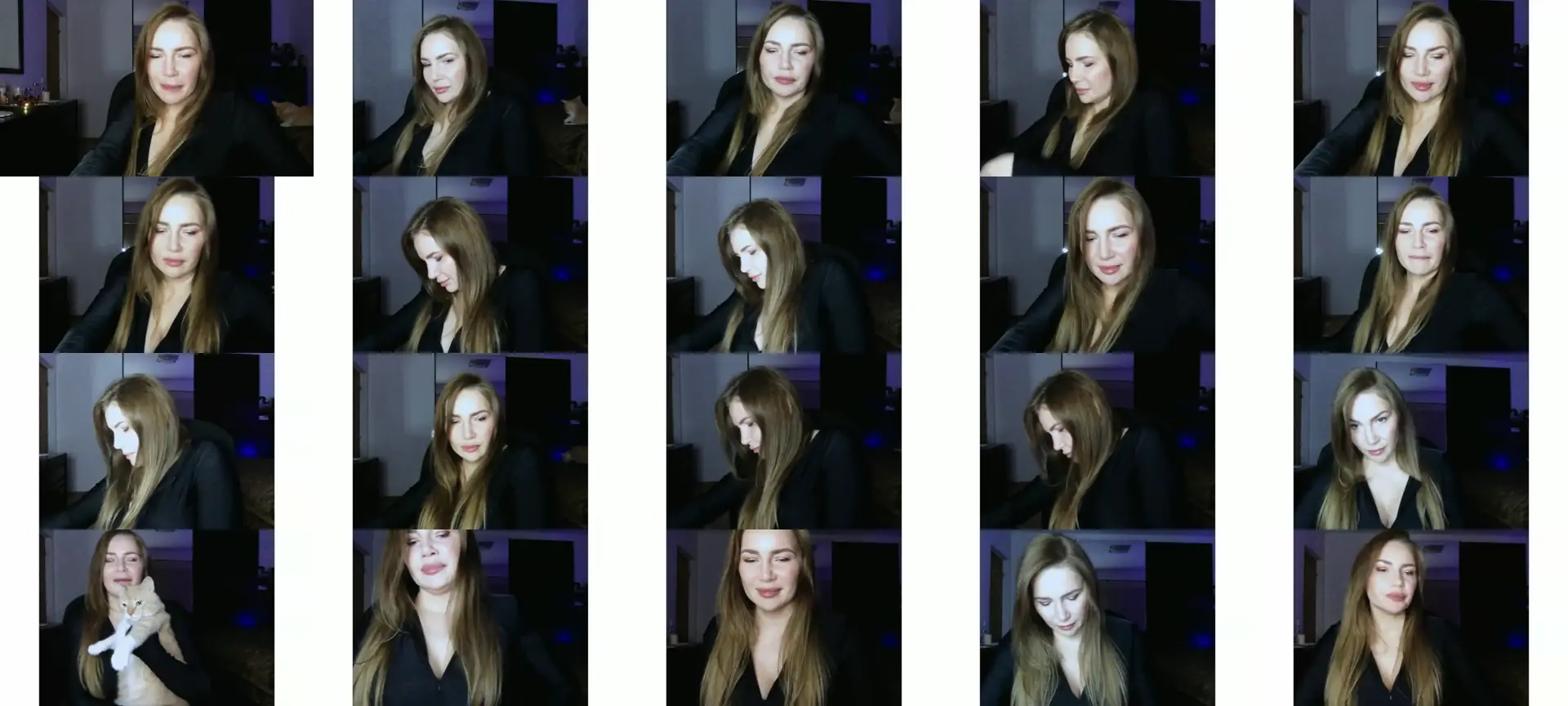 ArianaAri photo contact sheet