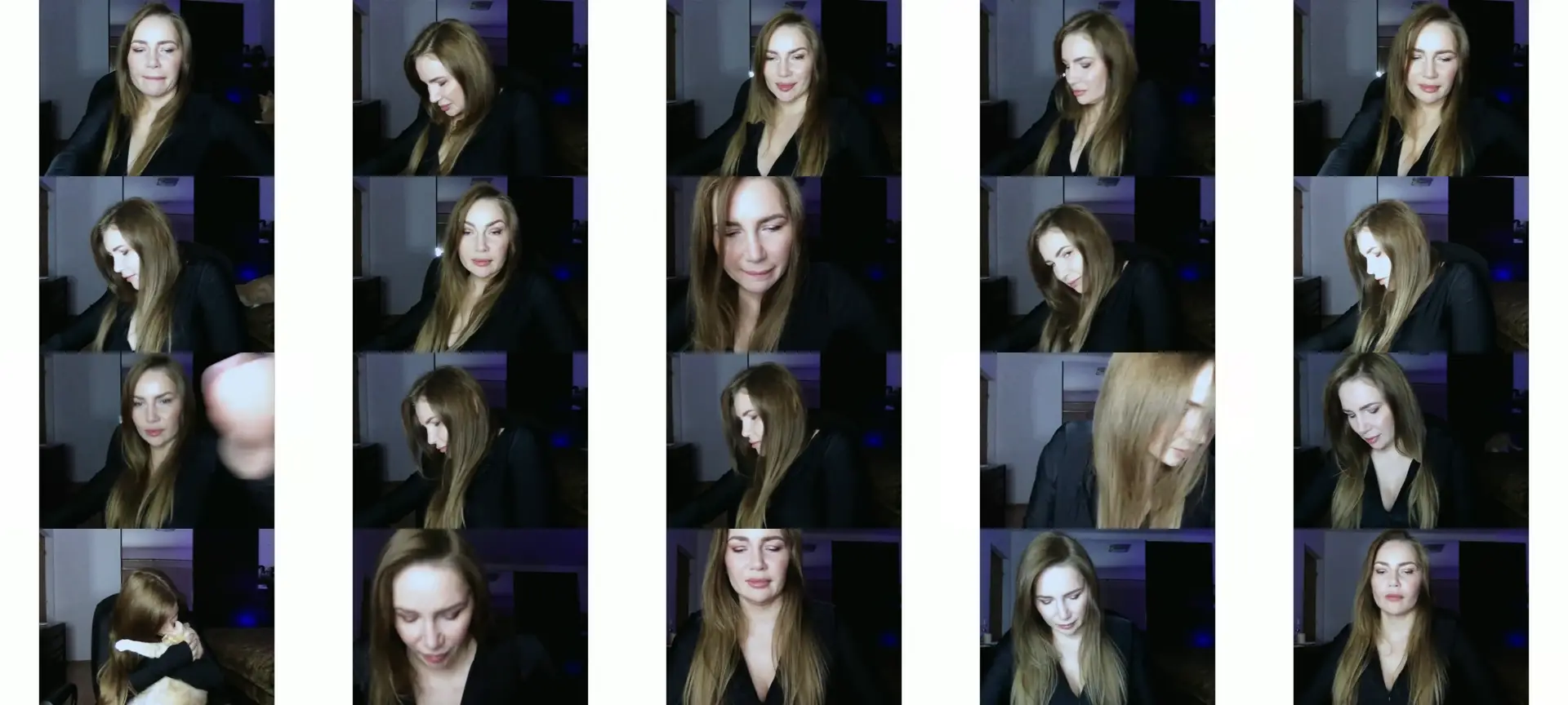 ArianaAri photo contact sheet