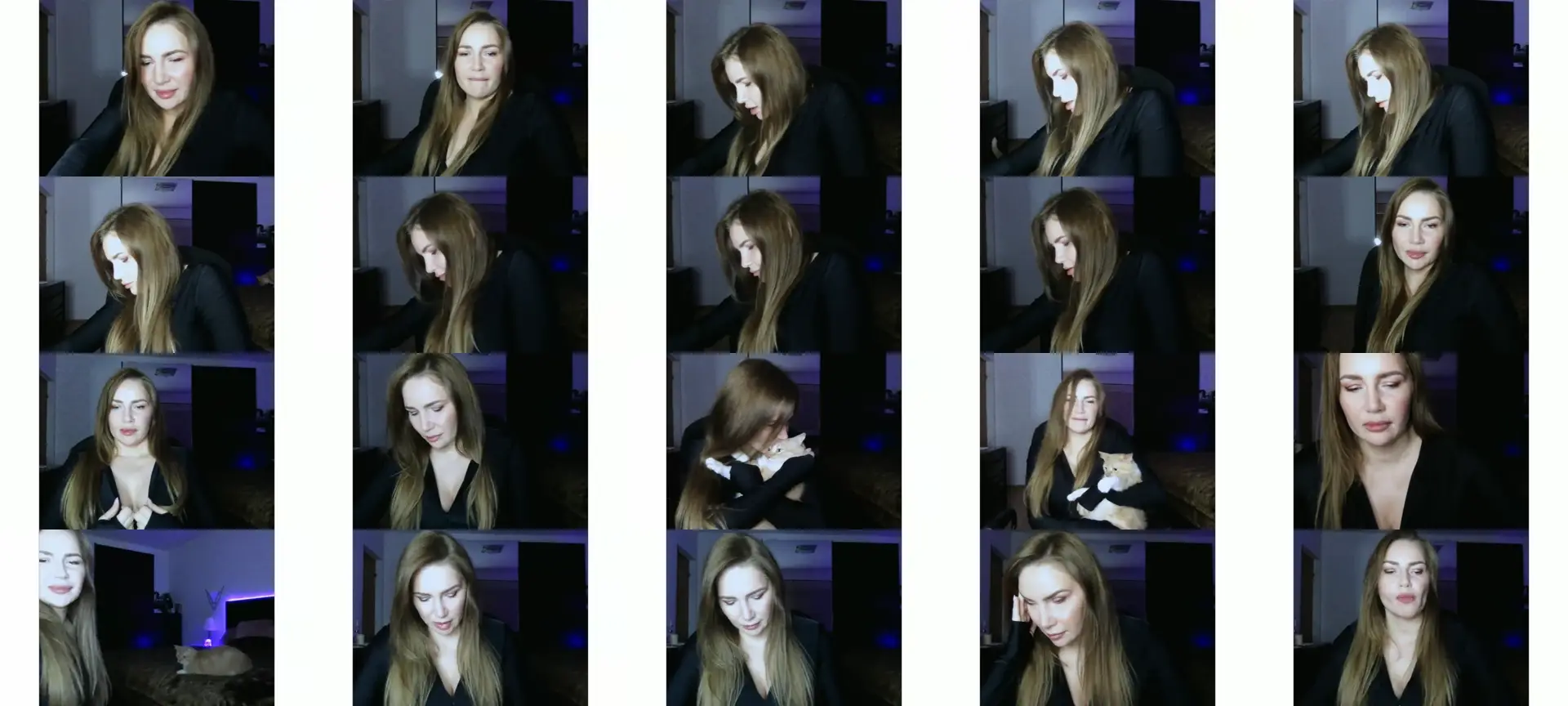 ArianaAri photo contact sheet