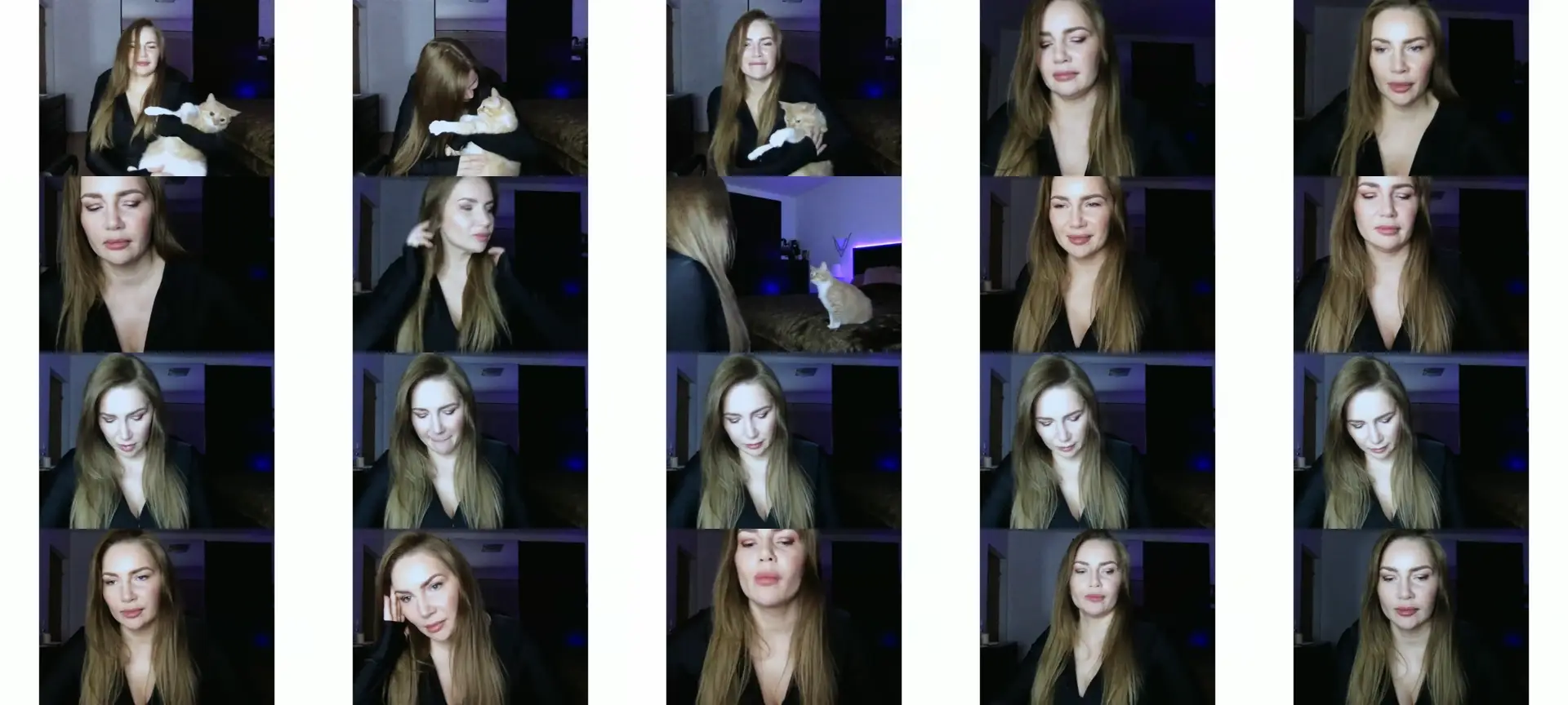 ArianaAri photo contact sheet