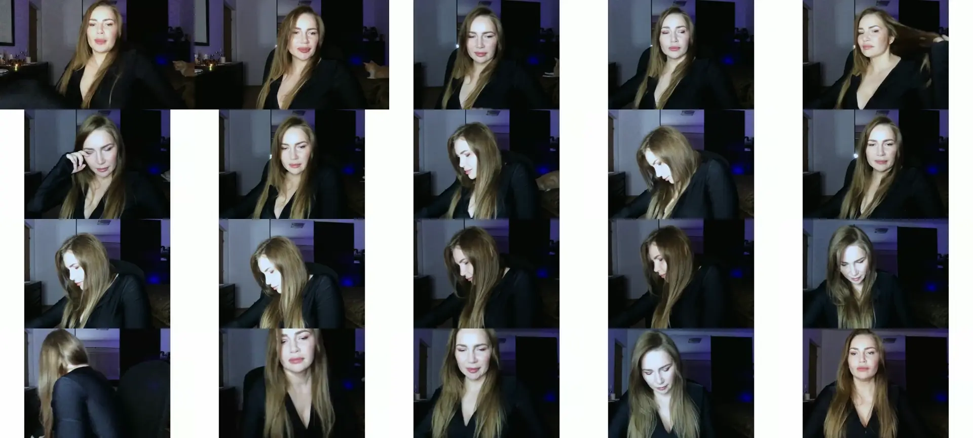 ArianaAri photo contact sheet