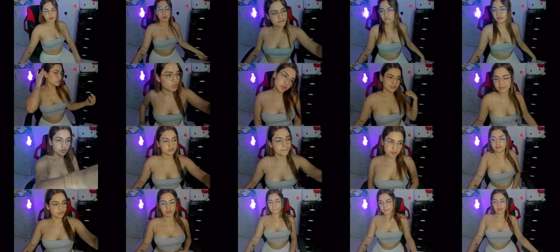 Bunny__x photo contact sheet