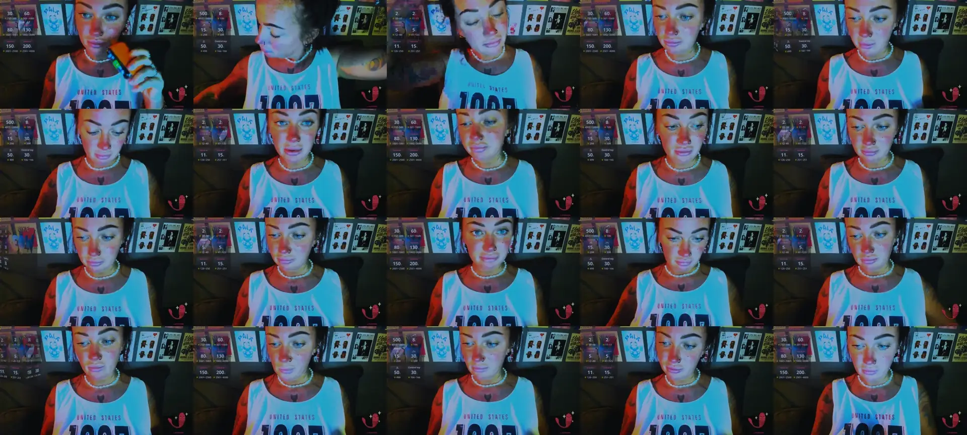 LessaHost photo contact sheet