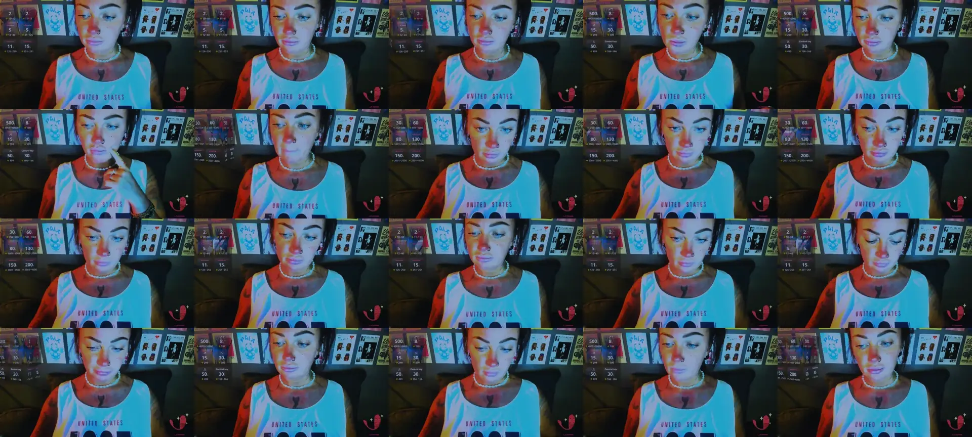 LessaHost photo contact sheet