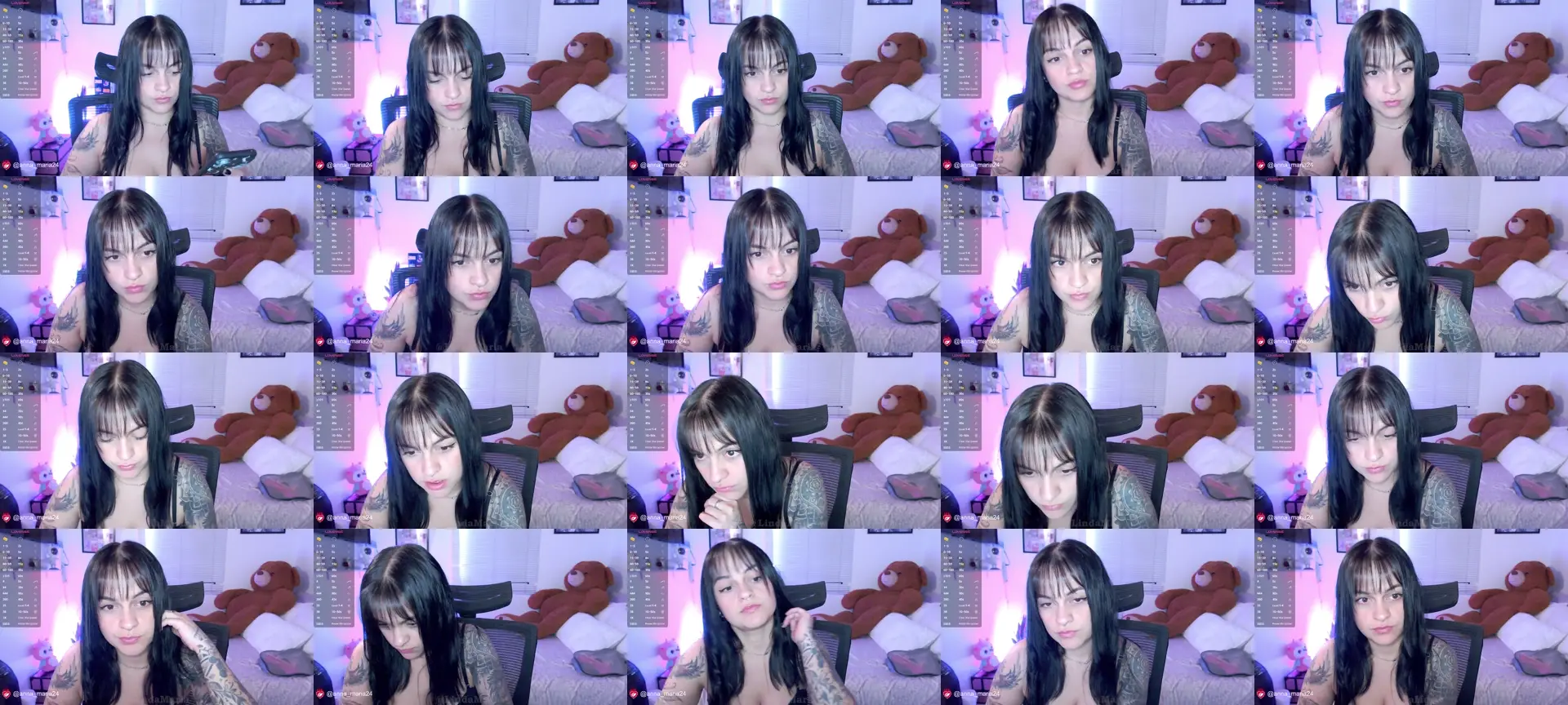 LindaMaria photo contact sheet