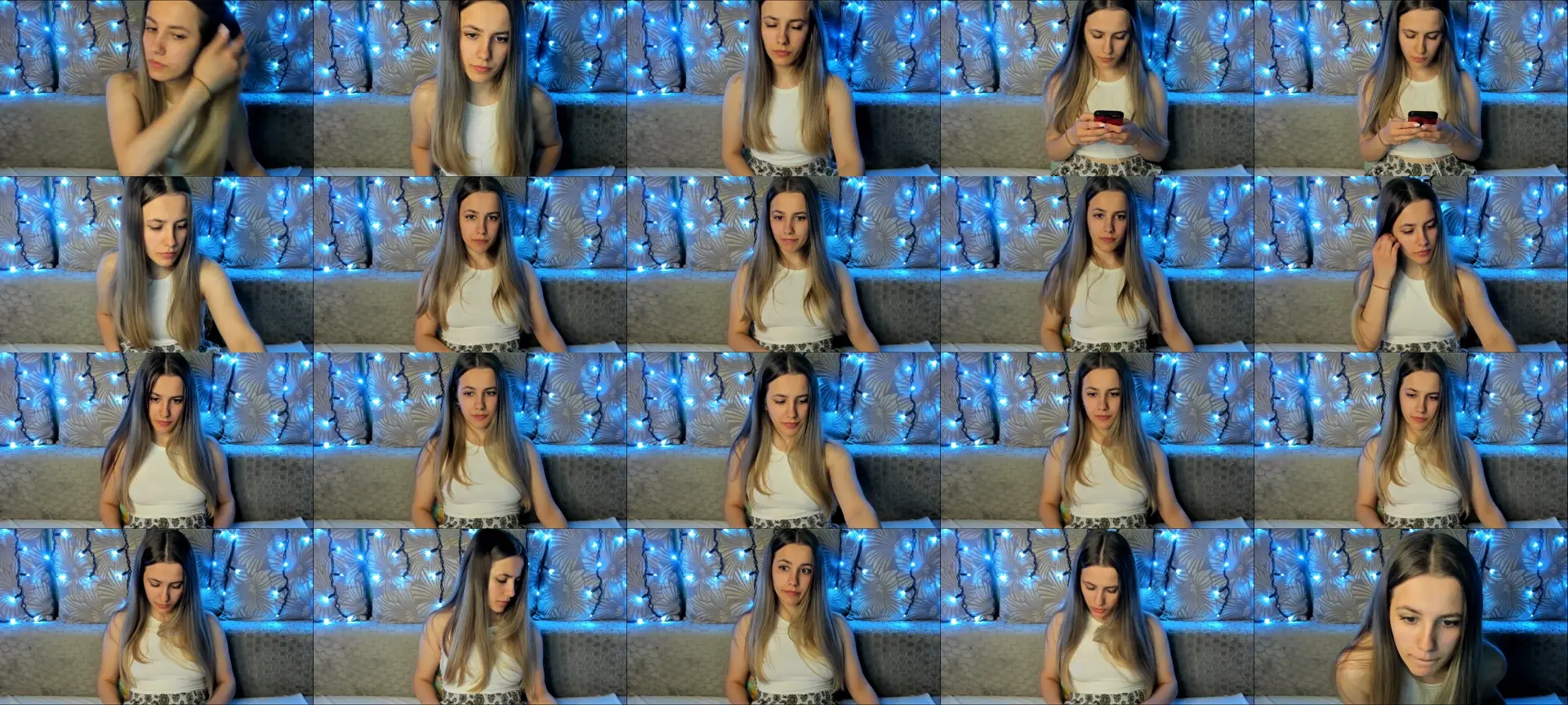 LolaCrystal photo contact sheet