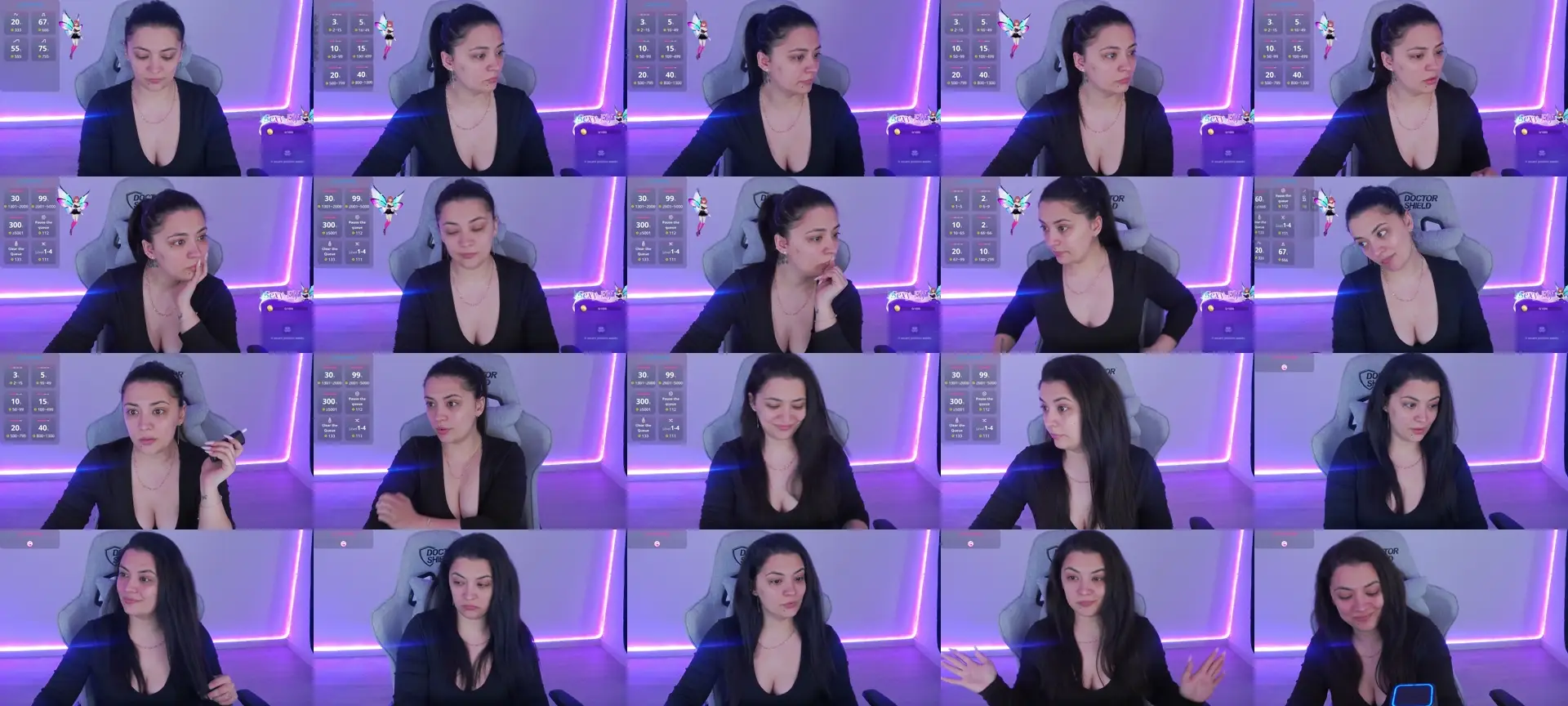 Milf_Isa photo contact sheet