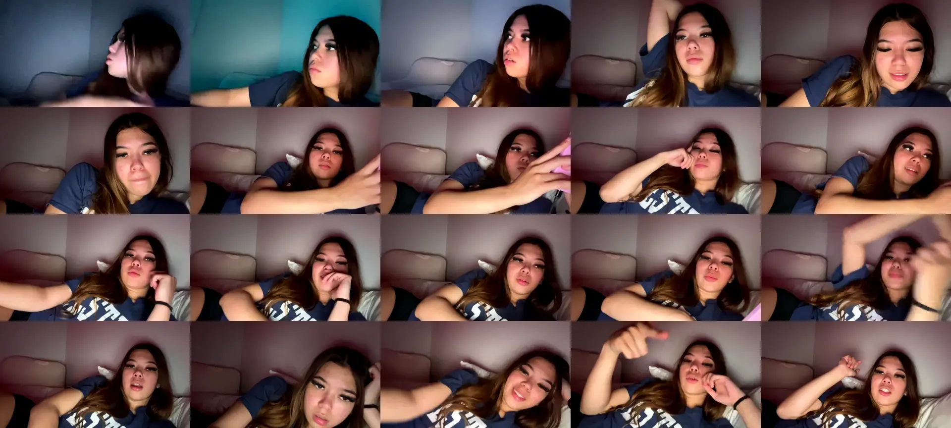 Natpeach photo contact sheet