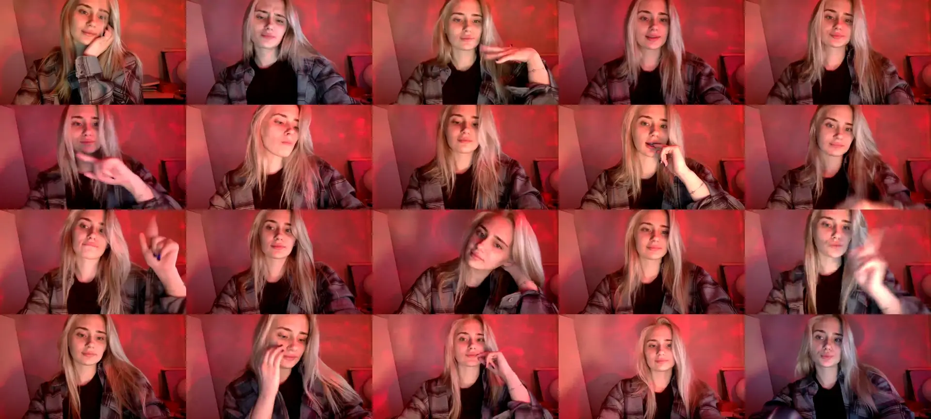 Zirelyn photo contact sheet