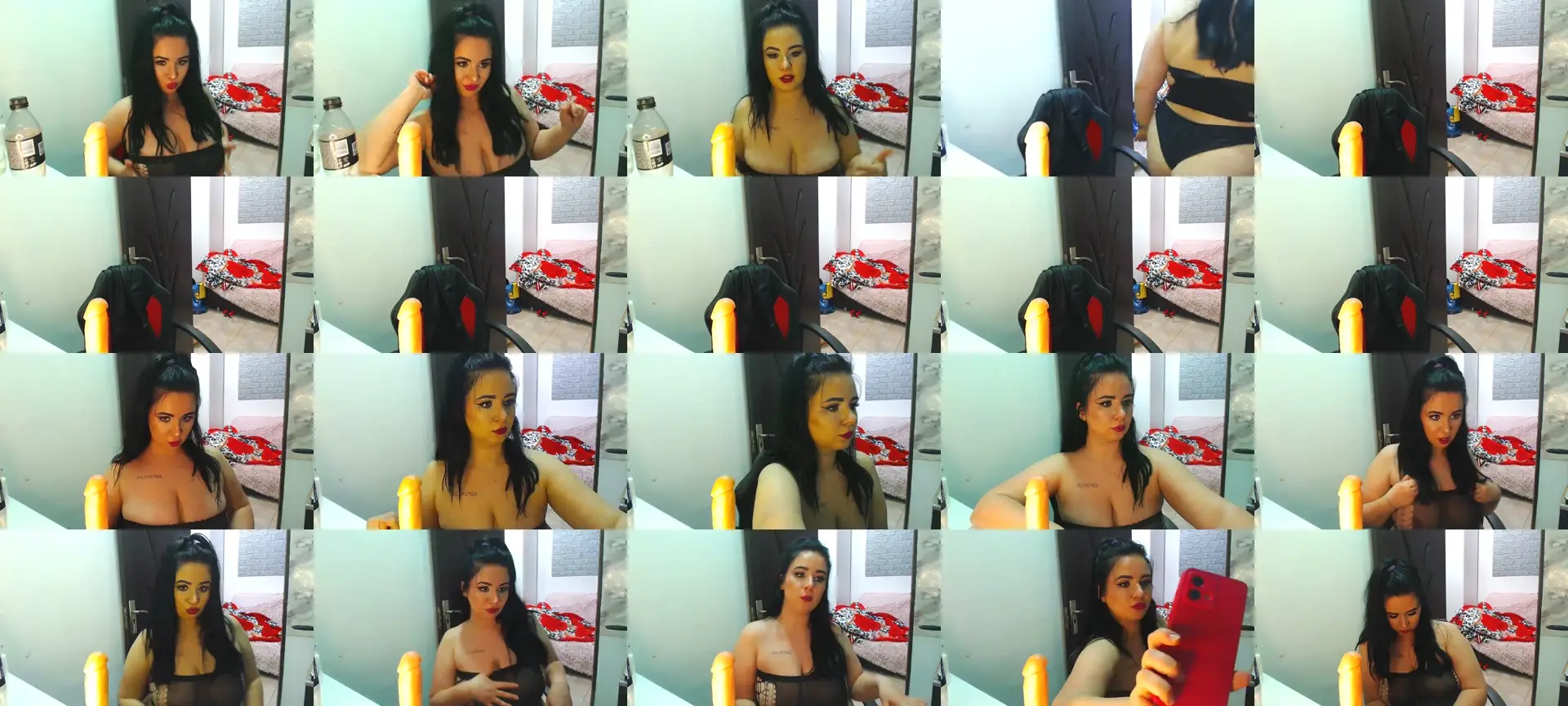 AdelinaJude10 photo contact sheet