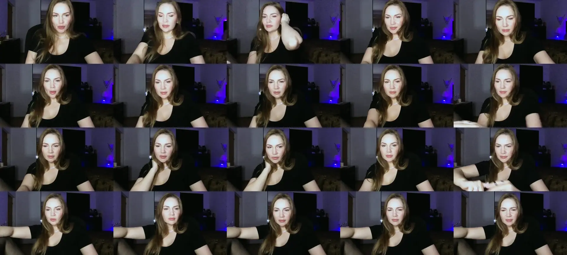 ArianaAri photo contact sheet