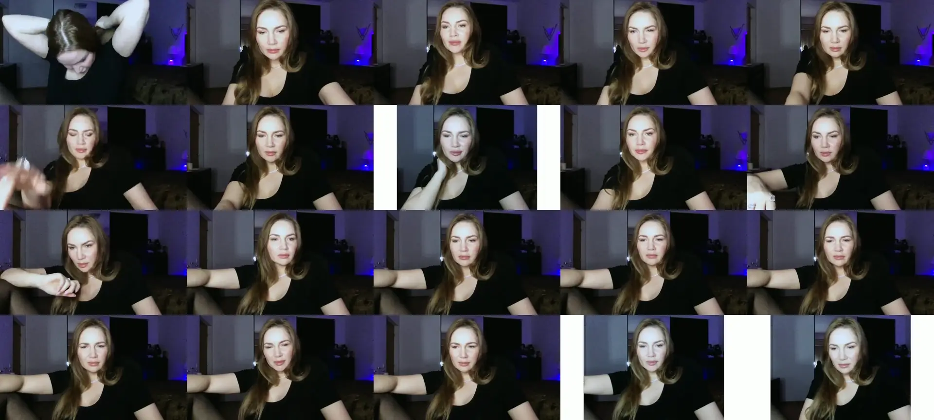 ArianaAri photo contact sheet