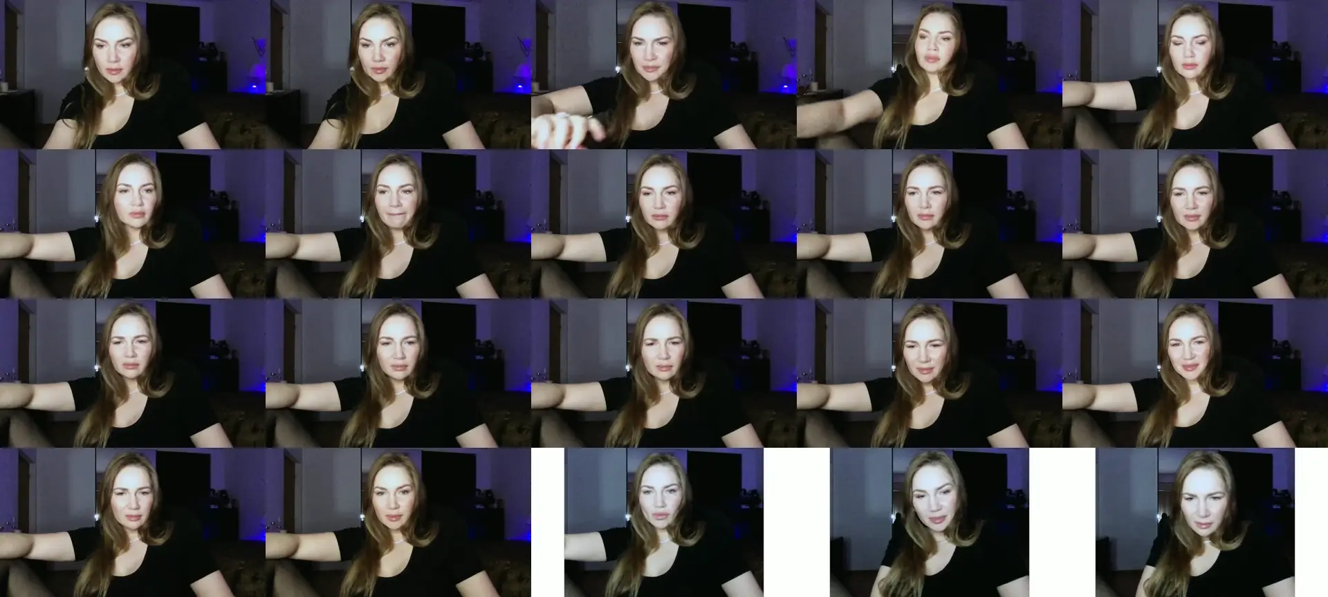 ArianaAri photo contact sheet