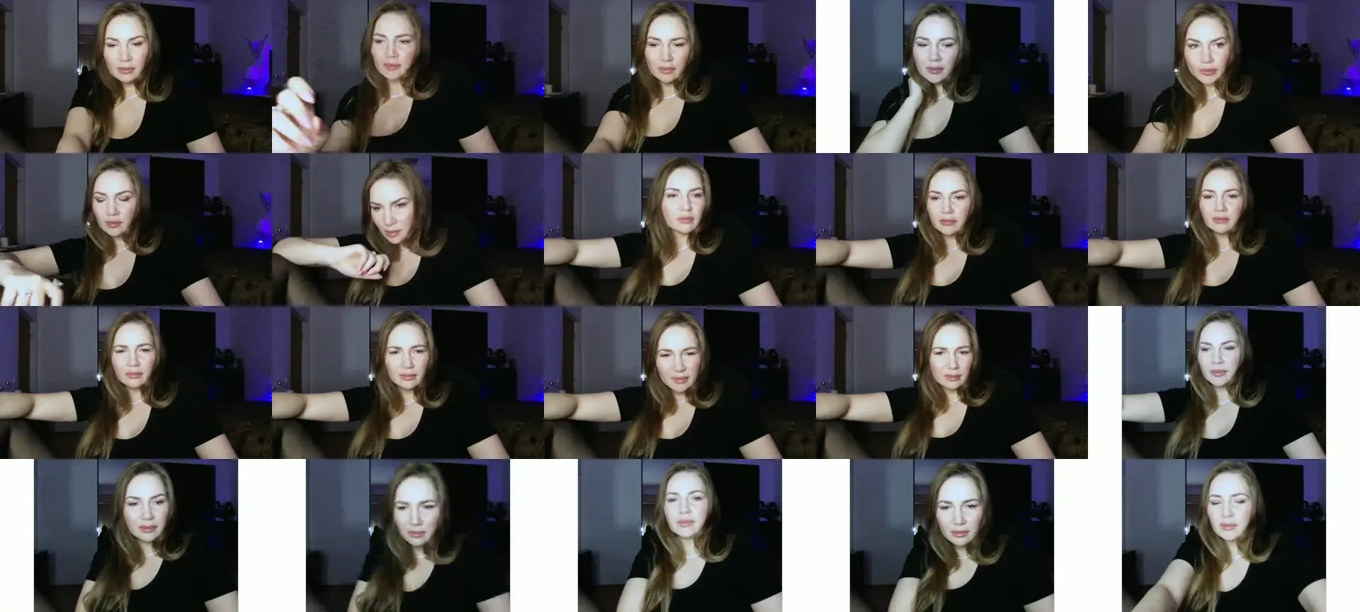 ArianaAri photo contact sheet