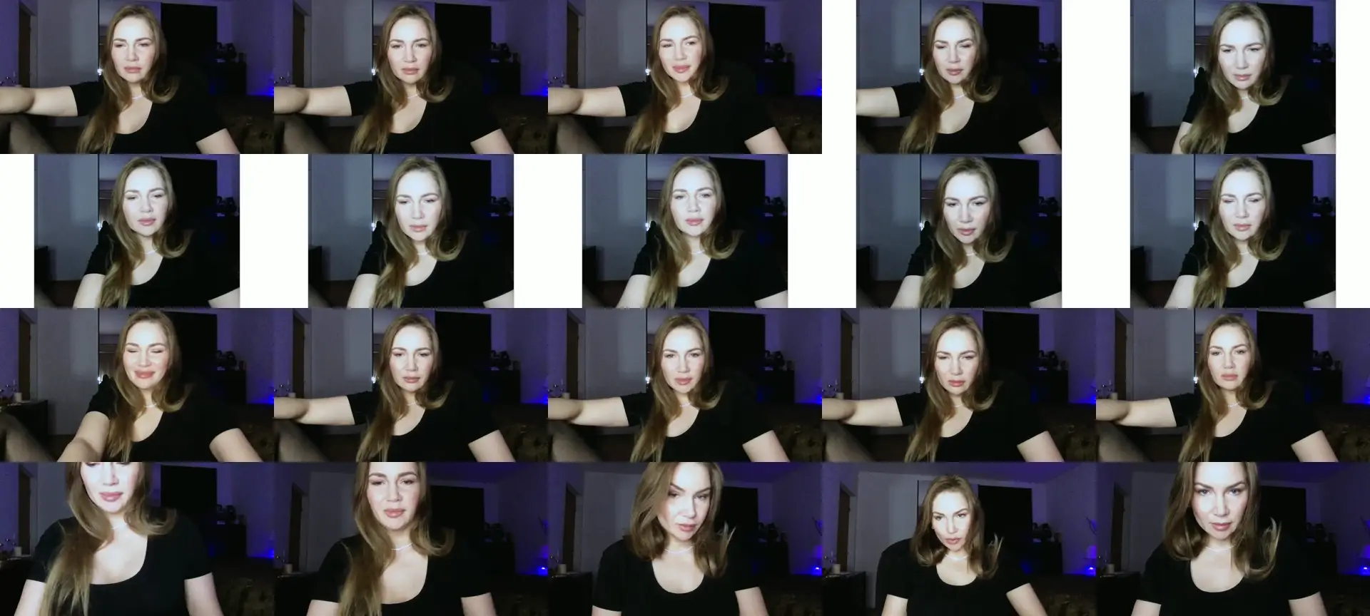 ArianaAri photo contact sheet