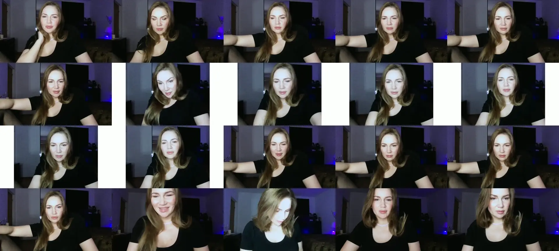 ArianaAri photo contact sheet
