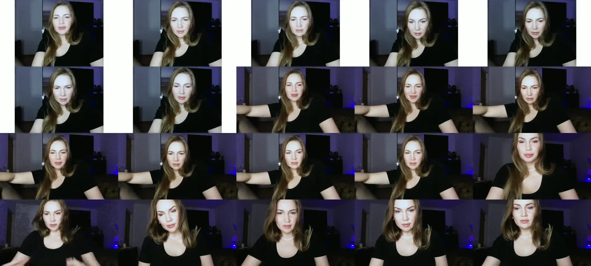 ArianaAri photo contact sheet