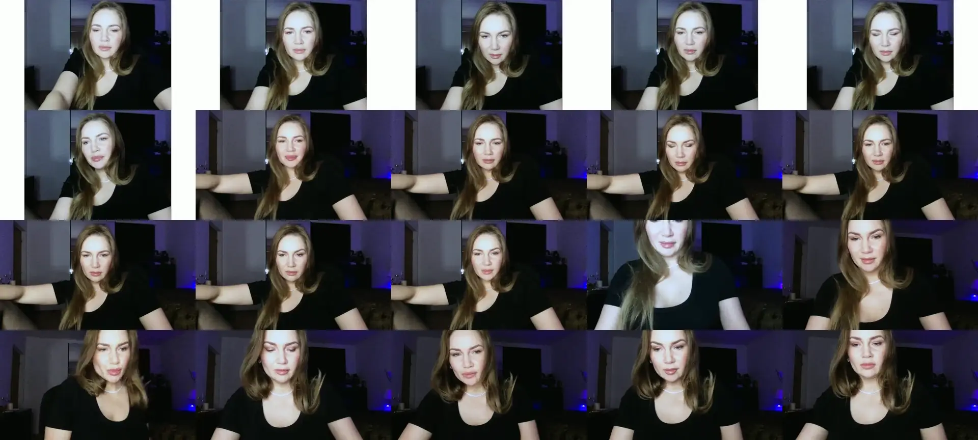 ArianaAri photo contact sheet