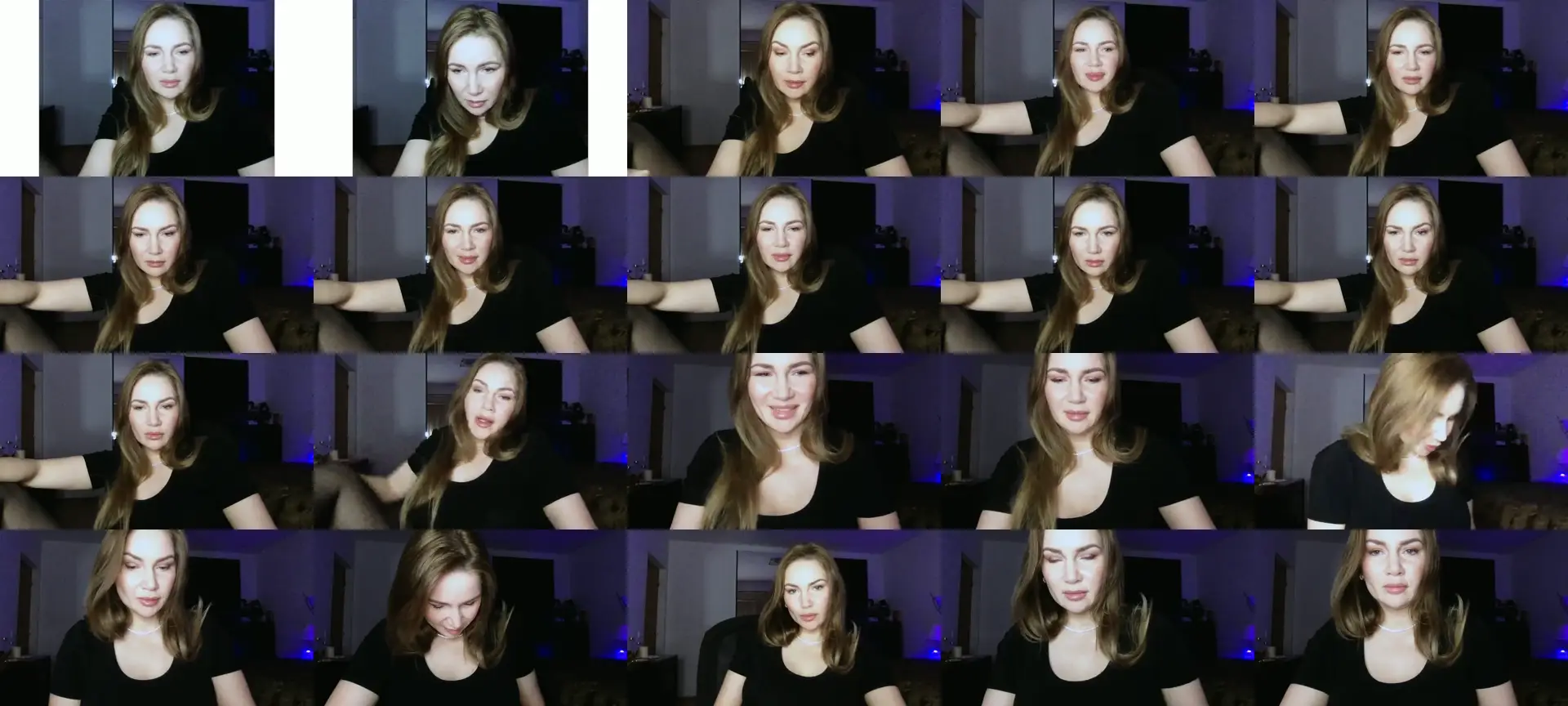 ArianaAri photo contact sheet