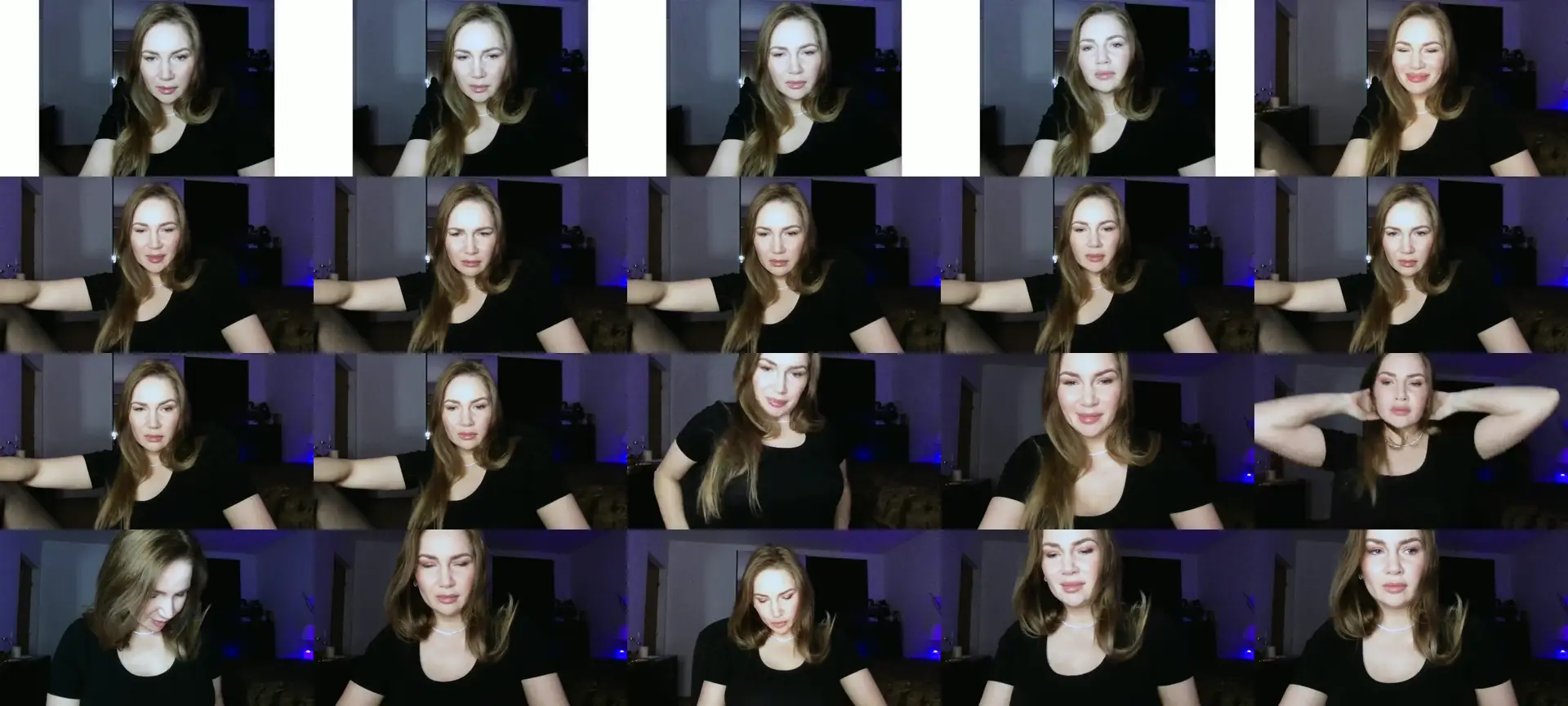 ArianaAri photo contact sheet