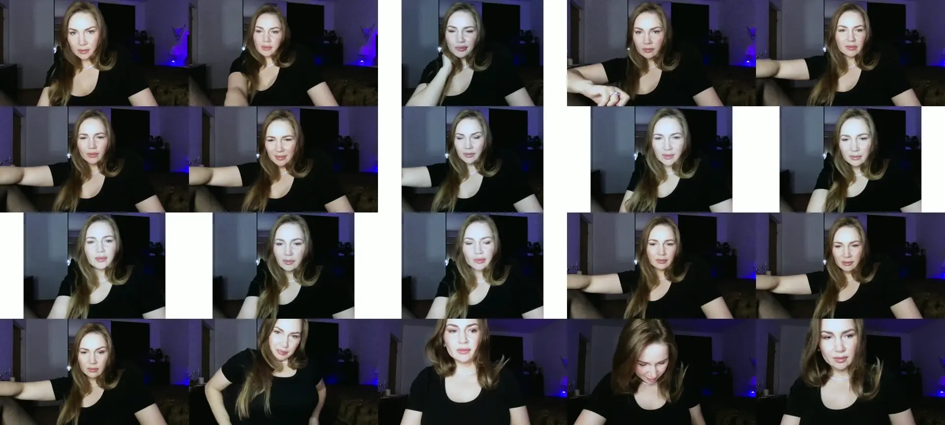ArianaAri photo contact sheet