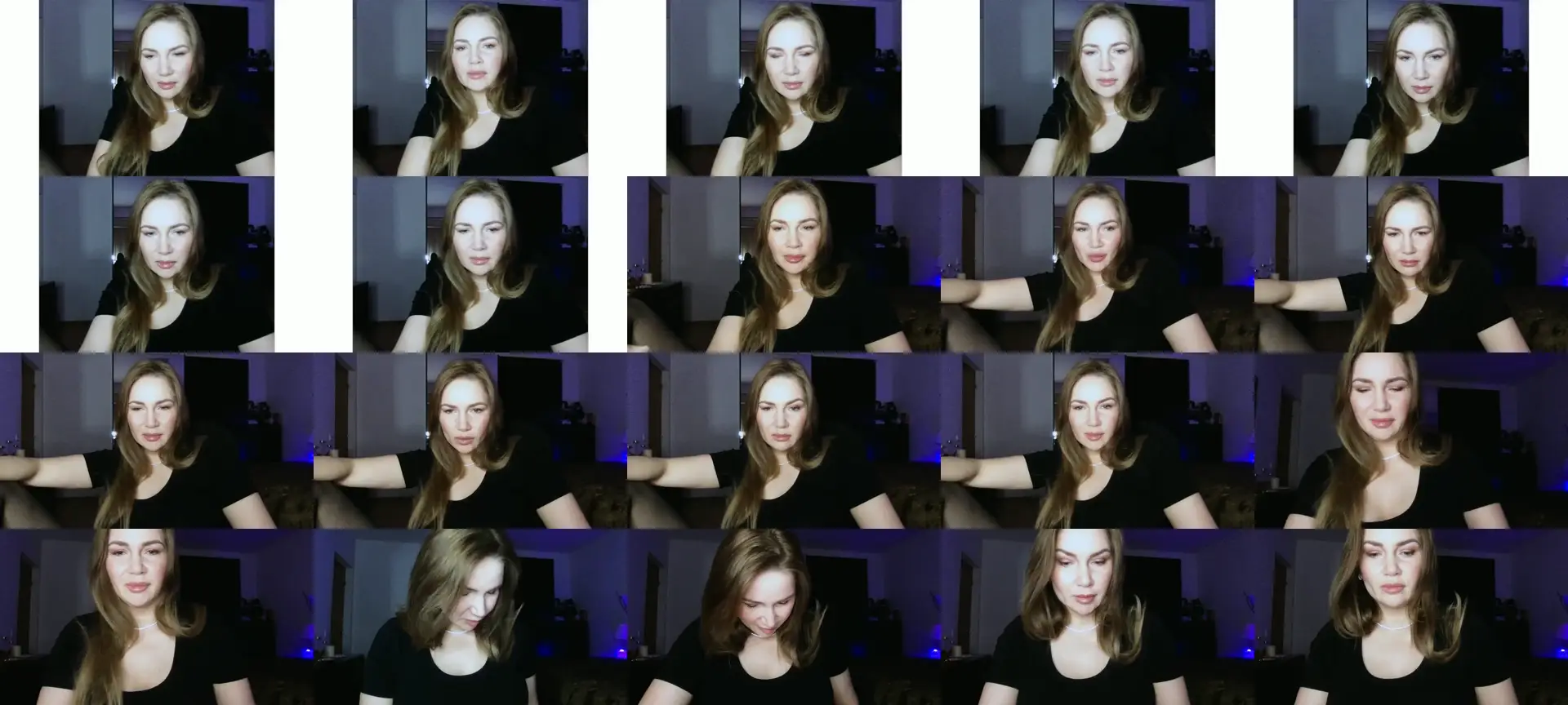 ArianaAri photo contact sheet