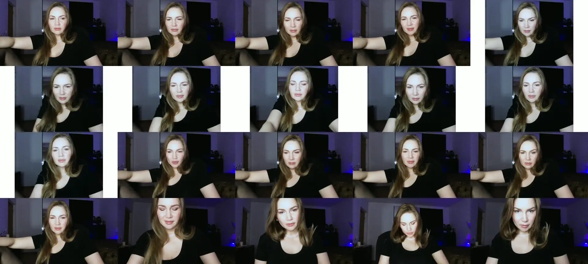 ArianaAri photo contact sheet